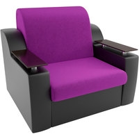 Кресло-кровать Лига диванов Сенатор 100697 80 см (фиолетовый/черный)