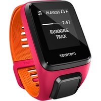 Умные часы TomTom Runner 3 Cardio + Music S (розовый/оранжевый)