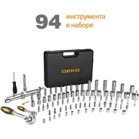 Универсальный набор инструментов Deko DKMT94 (94 предмета)
