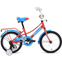 Детский велосипед Forward Azure 16 2021 (красный/голубой)
