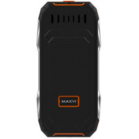 Кнопочный телефон Maxvi T101 (оранжевый)