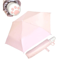 Складной зонт Ame Yoke ОК 542 (розовый)