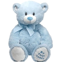 Классическая игрушка Ty Медвежонок My First Teddy (голубой)