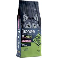 Сухой корм для собак Monge BWild Low Grain All Breeds Adult Wild Boar (для всех пород с мясом дикого кабана) 12 кг