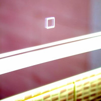  Бриклаер Зеркало Эстель-1 100 LED сенсор (серебристый)