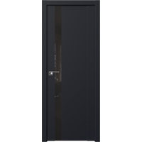 Межкомнатная дверь ProfilDoors 62U R 70x200 (черный матовый, стекло черный лак)