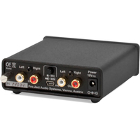MM/MC фонокорректор Pro-Ject Phono Box USB (черный)