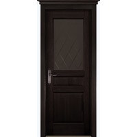 Межкомнатная дверь ОКА Валенсия 90x200 (венге/стекло графит)