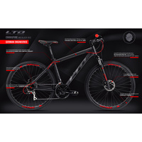 Велосипед LTD Crossfire 860 2022 (черный/красный)