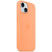 Чехол для телефона Apple MagSafe Silicone Case для iPhone 15 Plus (апельсиновый сорбет)