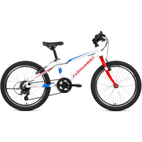 Детский велосипед Forward Rise 20 2.0 2022 (белый/красный)