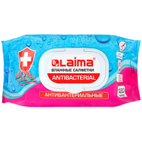 Влажные салфетки Laima Antibacterial 112497 (120 шт)