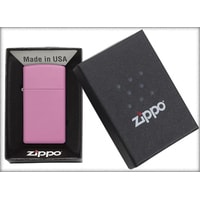 Зажигалка Zippo Slim Pink Matte 1638