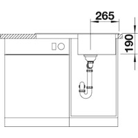 Кухонная мойка Blanco ZIA 45 S (алюметаллик) [514725]