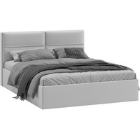 Кровать Трия Глосс универсальный тип 1 160x200 (велюр Confetti Silver)