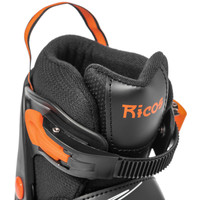 Роликовые коньки Ricos Stream PW-153B M (р. 37-40, черный/оранжевый)
