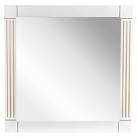  Аква Родос Зеркало Royal 100 АР0002651 (Белый-Патина золото)