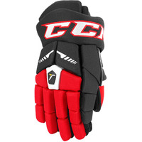 Перчатки CCM Tacks 4052 JR (черный/красный, 12 размер)
