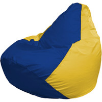 Кресло-мешок Flagman Груша Макси Г2.1-128 (желтый/синий)