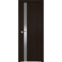 Межкомнатная дверь ProfilDoors 62XN L 90x200 (дарк браун/стекло серебряный лак)
