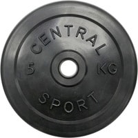 Диск Central Sport Обрезиненный 5 кг 26 мм