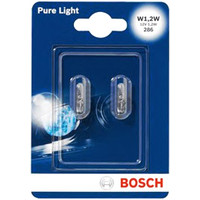 Галогенная лампа Bosch W1.2W Pure Light 2шт [1987301024]