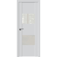 Межкомнатная дверь ProfilDoors 21U L 80x200 (аляска, стекло белый лак)