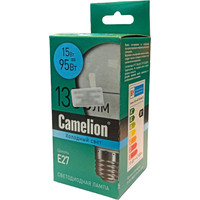 Светодиодная лампочка Camelion Е27 15Вт 4000K A65 15072
