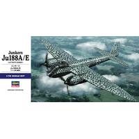 Сборная модель Hasegawa Бомбардировщик Junkers JU188 A/E German WWII Bomber