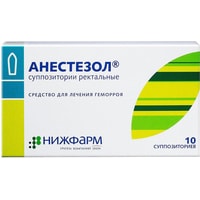 Препарат для лечения заболеваний ЖКТ Нижфарм Анестезол, 10 супп.