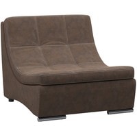 Элемент модульного дивана Woodcraft Монреаль ВК-00000125 (замша, темно-коричневый)