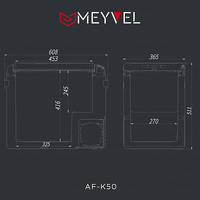 Компрессорный автохолодильник Meyvel AF-K50 в Мозыре