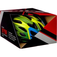 Cпортивный шлем STG MV29-A L (р. 58-61, салатовый/синий/черный)