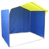 Тент-шатер Митек Домик 2x2 (синий/желтый)
