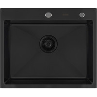 Кухонная мойка ARFEKA Eco AR 600*500 Black PVD Nano Decor