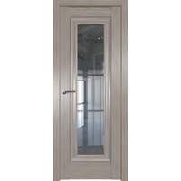 Межкомнатная дверь ProfilDoors 24X 90x200 (орех пекан серебро/стекло прозрачное)