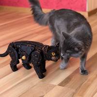 Сборная модель Eco-Wood-Art Черный кот