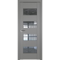 Межкомнатная дверь ProfilDoors 46U L 50x200 (грей/стекло прозрачное)