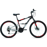 Велосипед Altair MTB FS 26 2.0 D р.16 2022 (черный/красный)