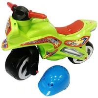Каталка Orion Toys Motorcycle 7 со шлемом 11-007 (зеленый)