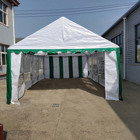 Тент-шатер Sundays Party 4x8 м (белый/зеленый)