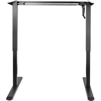 Стол для работы стоя ErgoSmart Manual Desk Special 1380x800x18 мм (дуб натуральный/черный)