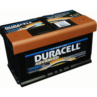 Автомобильный аккумулятор DURACELL Advanced DA 80 (80 А/ч)