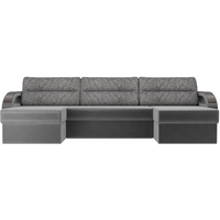 П-образный диван Лига диванов Форсайт 100834 (серый)
