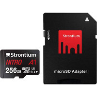 Карта памяти Strontium Nitro microSDXC SRN256GTFU3A1A 256GB (с адаптером)