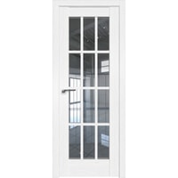 Межкомнатная дверь ProfilDoors 102X 90x200 (пекан белый/стекло прозрачное)