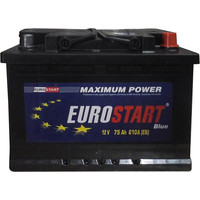 Автомобильный аккумулятор Eurostart Blue 6CT-75 (75 А/ч)