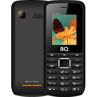 Кнопочный телефон BQ-Mobile BQ-1846 One Power (черный/оранжевый)