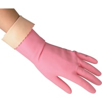 Латексные перчатки Vileda Sensitive Comfort (L, розовый)