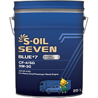 Моторное масло S-OIL 7 Blue #7 CI-4/SL 5W-30 6л